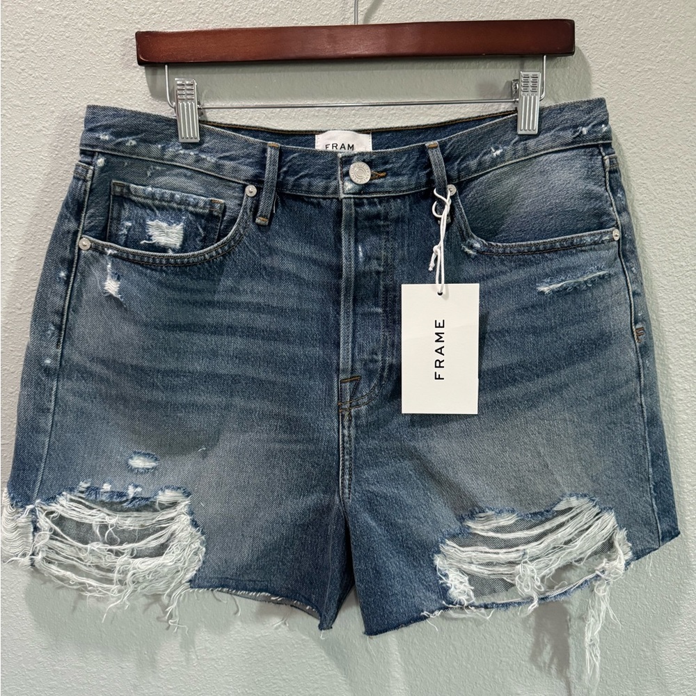 Frame High Rise Vintage Short New - Picture 5 of 7